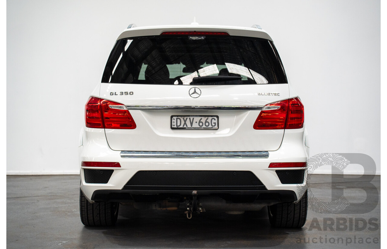 12/2013 Mercedes-Benz GL350 AMG Pack BLUETEC (AWD) X166 4D Wagon Polar White Turbo Diesel 3.0L - 7 Seats