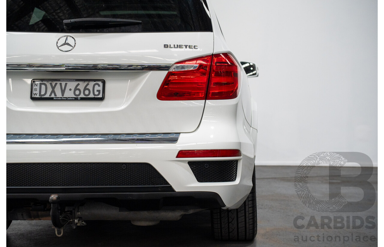12/2013 Mercedes-Benz GL350 AMG Pack BLUETEC (AWD) X166 4D Wagon Polar White Turbo Diesel 3.0L - 7 Seats