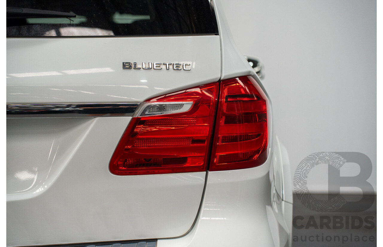 12/2013 Mercedes-Benz GL350 AMG Pack BLUETEC (AWD) X166 4D Wagon Polar White Turbo Diesel 3.0L - 7 Seats