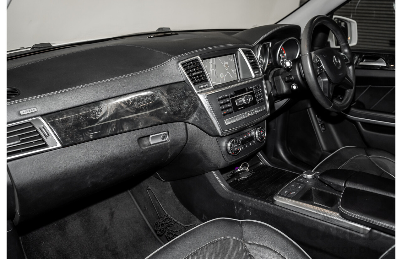 12/2013 Mercedes-Benz GL350 AMG Pack BLUETEC (AWD) X166 4D Wagon Polar White Turbo Diesel 3.0L - 7 Seats