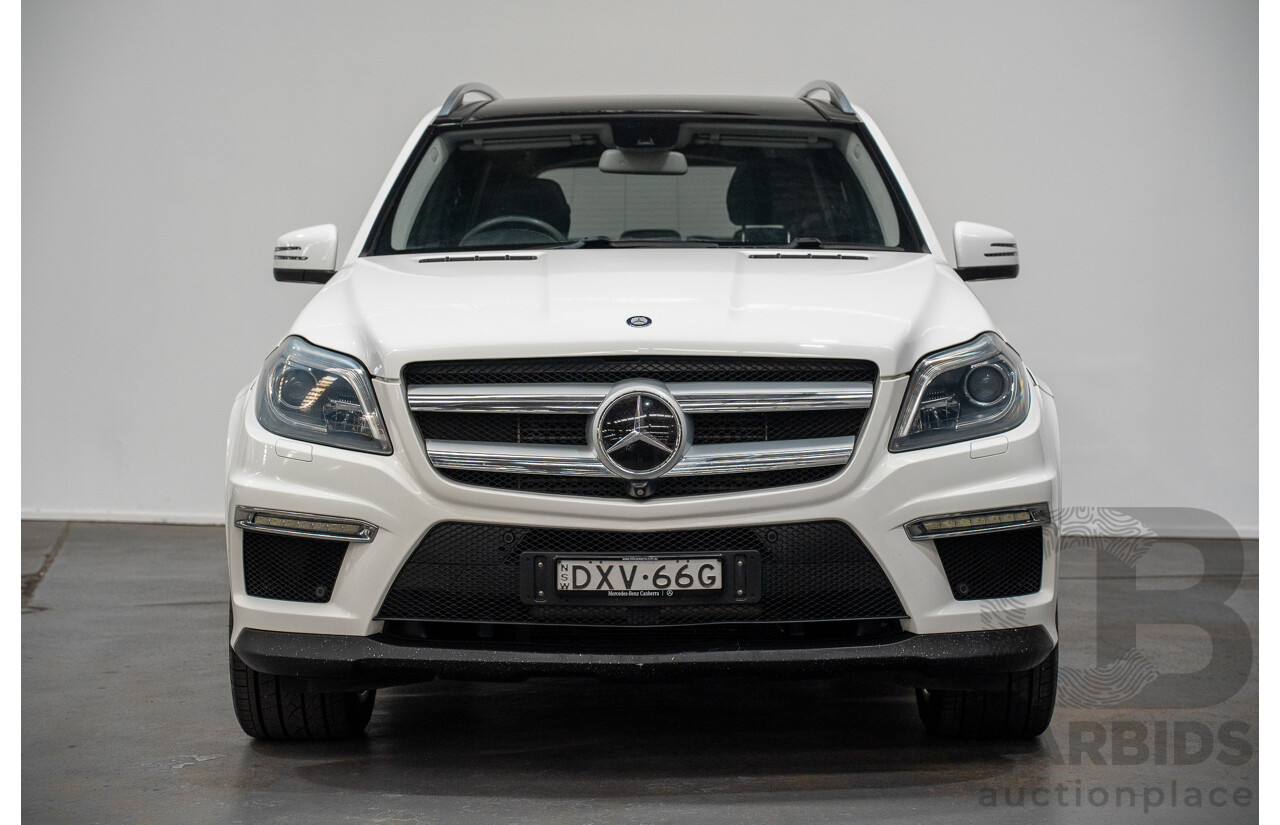 12/2013 Mercedes-Benz GL350 AMG Pack BLUETEC (AWD) X166 4D Wagon Polar White Turbo Diesel 3.0L - 7 Seats
