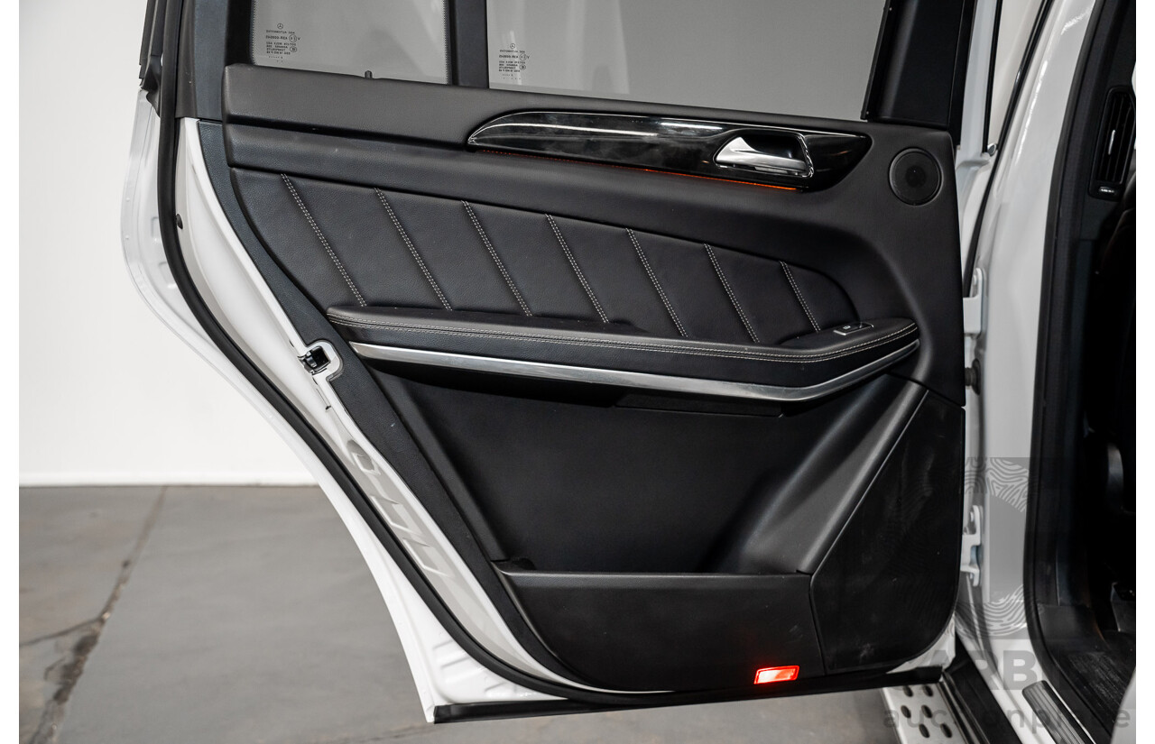 12/2013 Mercedes-Benz GL350 AMG Pack BLUETEC (AWD) X166 4D Wagon Polar White Turbo Diesel 3.0L - 7 Seats