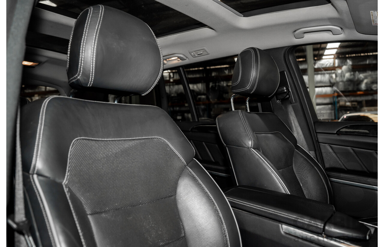 12/2013 Mercedes-Benz GL350 AMG Pack BLUETEC (AWD) X166 4D Wagon Polar White Turbo Diesel 3.0L - 7 Seats