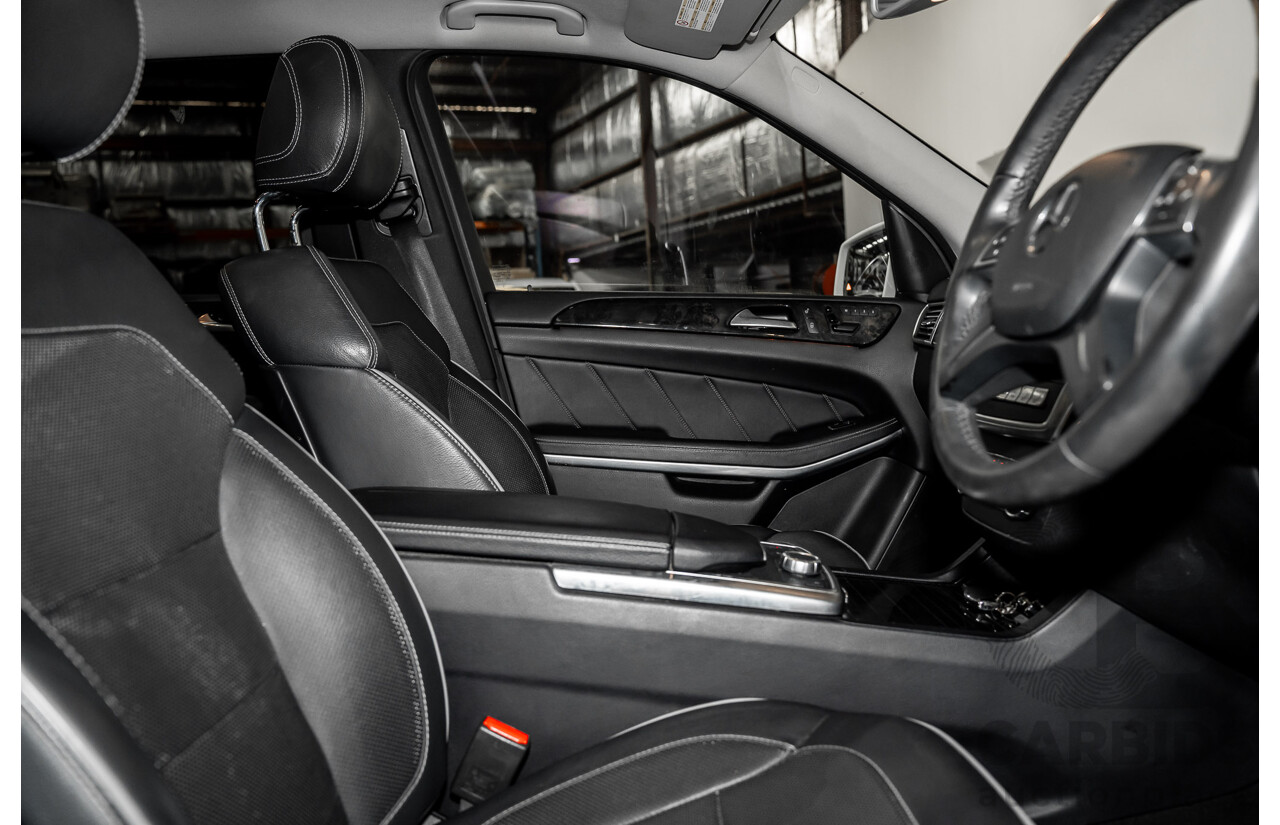 12/2013 Mercedes-Benz GL350 AMG Pack BLUETEC (AWD) X166 4D Wagon Polar White Turbo Diesel 3.0L - 7 Seats