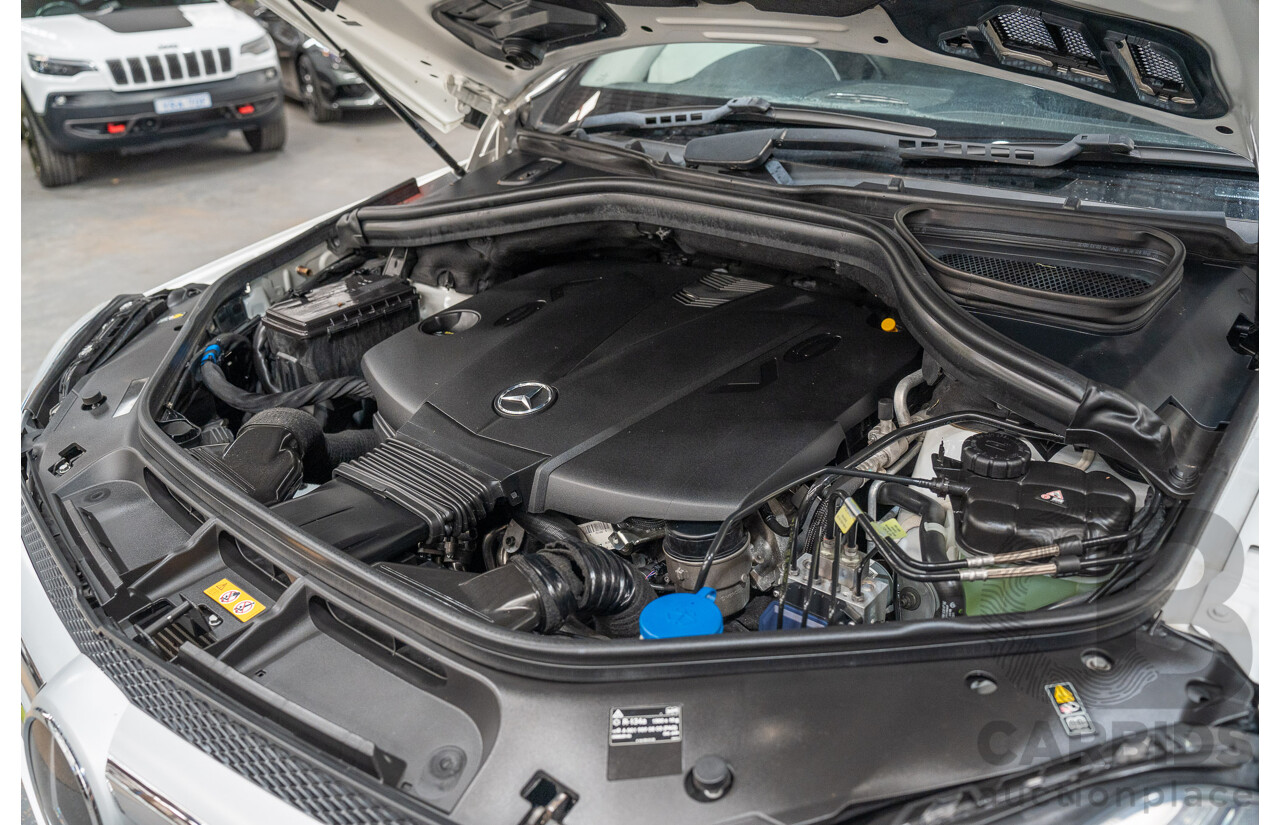 12/2013 Mercedes-Benz GL350 AMG Pack BLUETEC (AWD) X166 4D Wagon Polar White Turbo Diesel 3.0L - 7 Seats