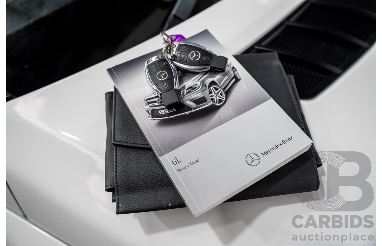 12/2013 Mercedes-Benz GL350 AMG Pack BLUETEC (AWD) X166 4D Wagon Polar White Turbo Diesel 3.0L - 7 Seats