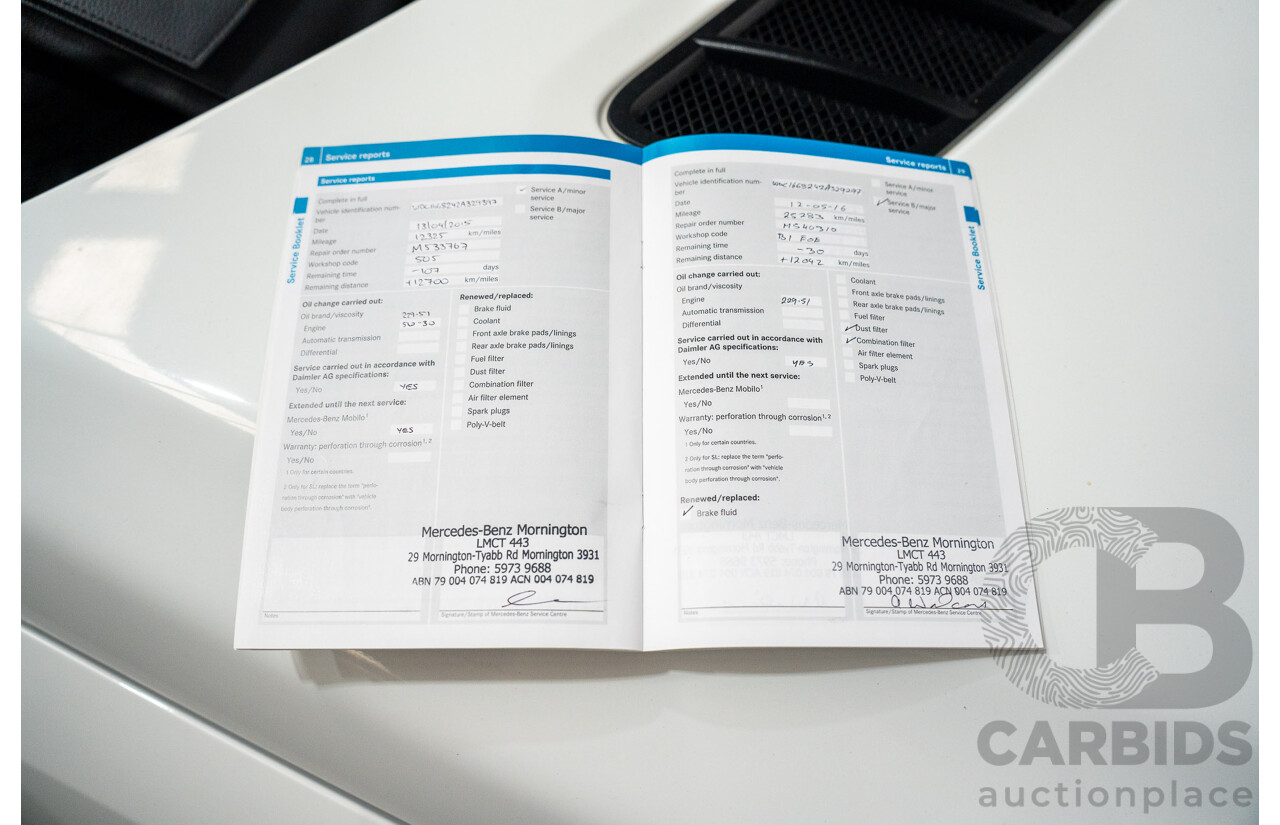 12/2013 Mercedes-Benz GL350 AMG Pack BLUETEC (AWD) X166 4D Wagon Polar White Turbo Diesel 3.0L - 7 Seats