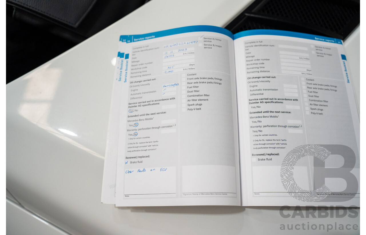 12/2013 Mercedes-Benz GL350 AMG Pack BLUETEC (AWD) X166 4D Wagon Polar White Turbo Diesel 3.0L - 7 Seats