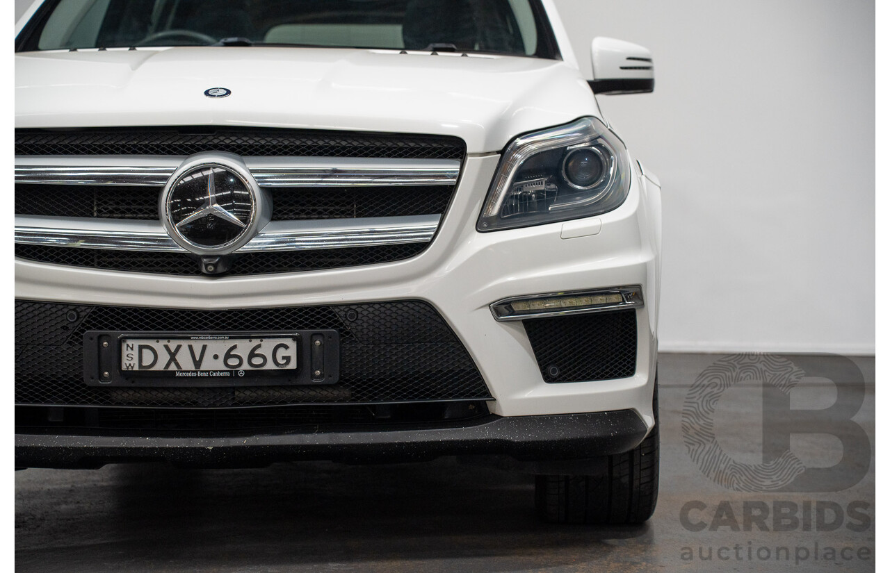 12/2013 Mercedes-Benz GL350 AMG Pack BLUETEC (AWD) X166 4D Wagon Polar White Turbo Diesel 3.0L - 7 Seats