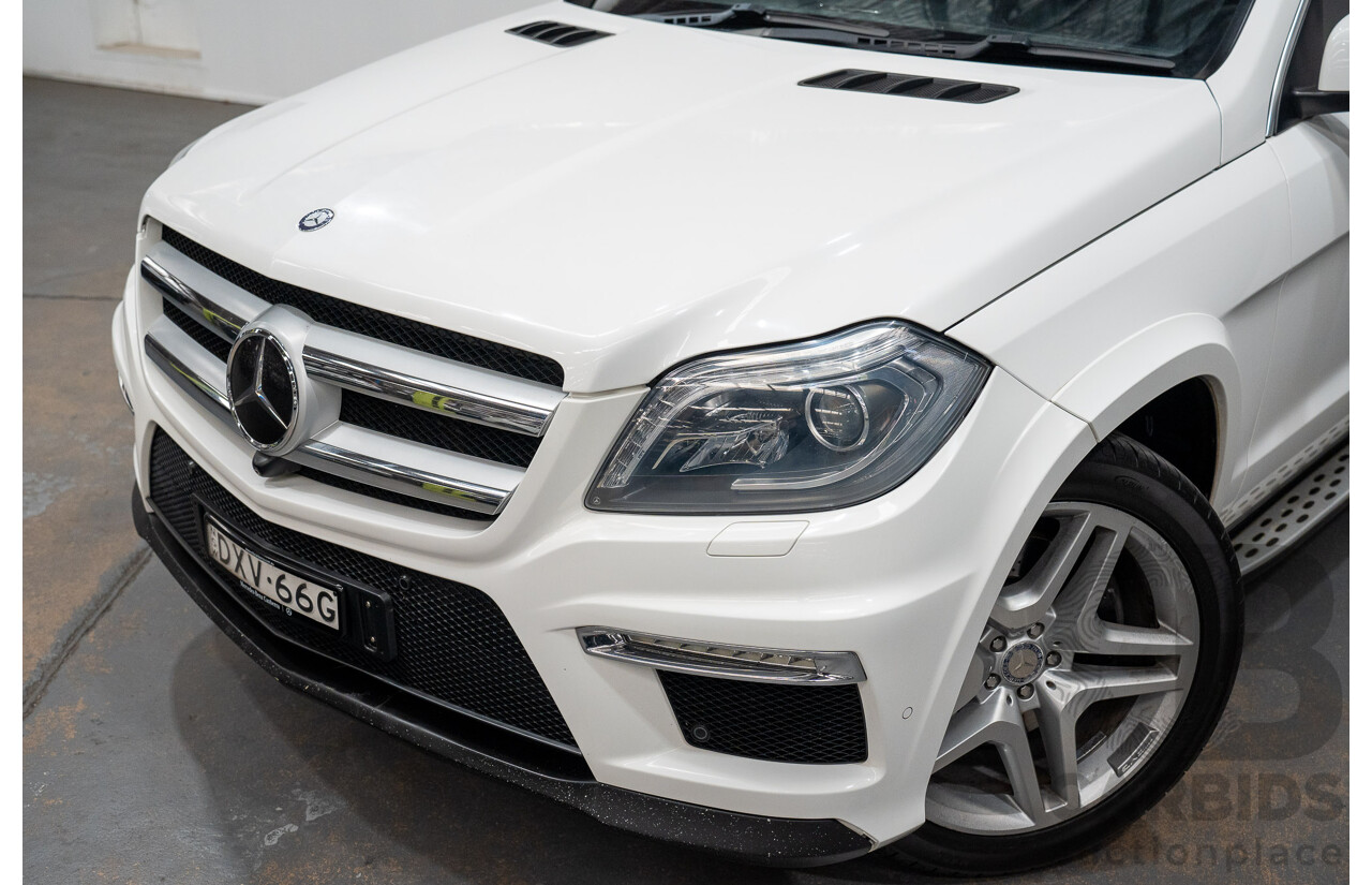 12/2013 Mercedes-Benz GL350 AMG Pack BLUETEC (AWD) X166 4D Wagon Polar White Turbo Diesel 3.0L - 7 Seats
