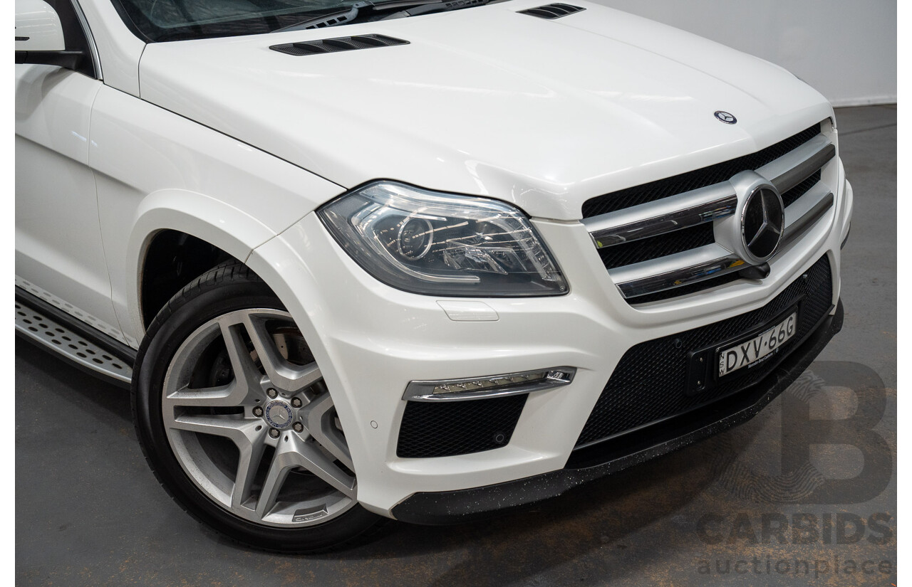 12/2013 Mercedes-Benz GL350 AMG Pack BLUETEC (AWD) X166 4D Wagon Polar White Turbo Diesel 3.0L - 7 Seats