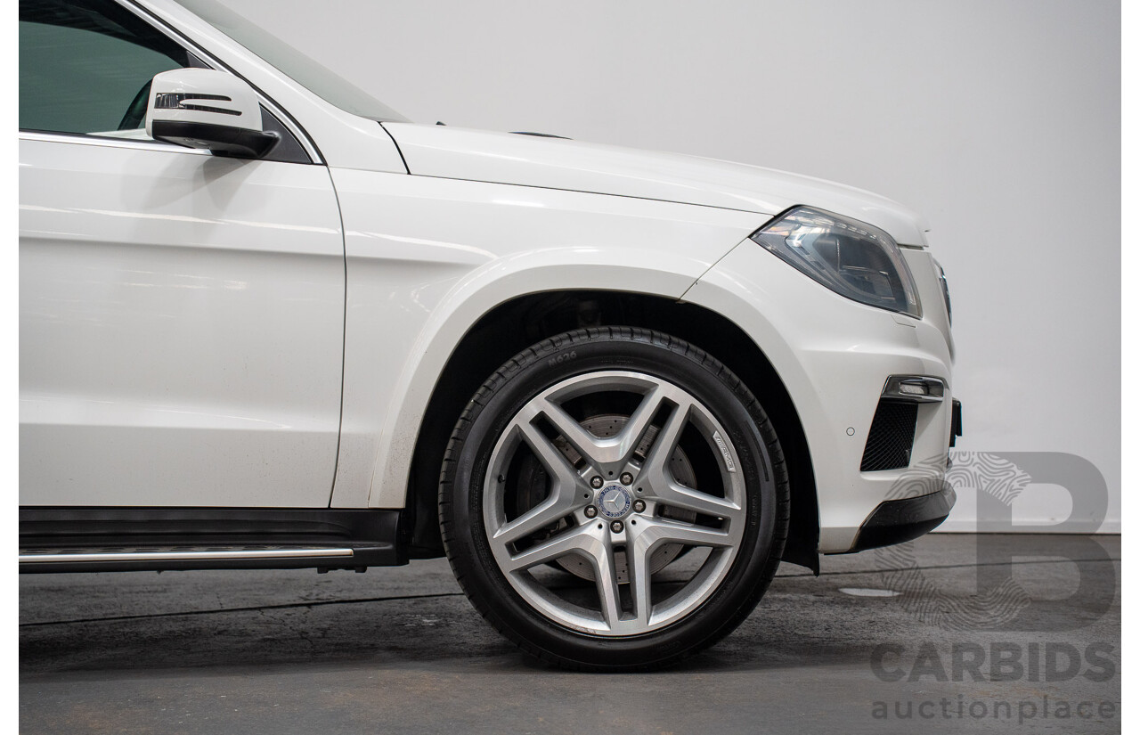 12/2013 Mercedes-Benz GL350 AMG Pack BLUETEC (AWD) X166 4D Wagon Polar White Turbo Diesel 3.0L - 7 Seats