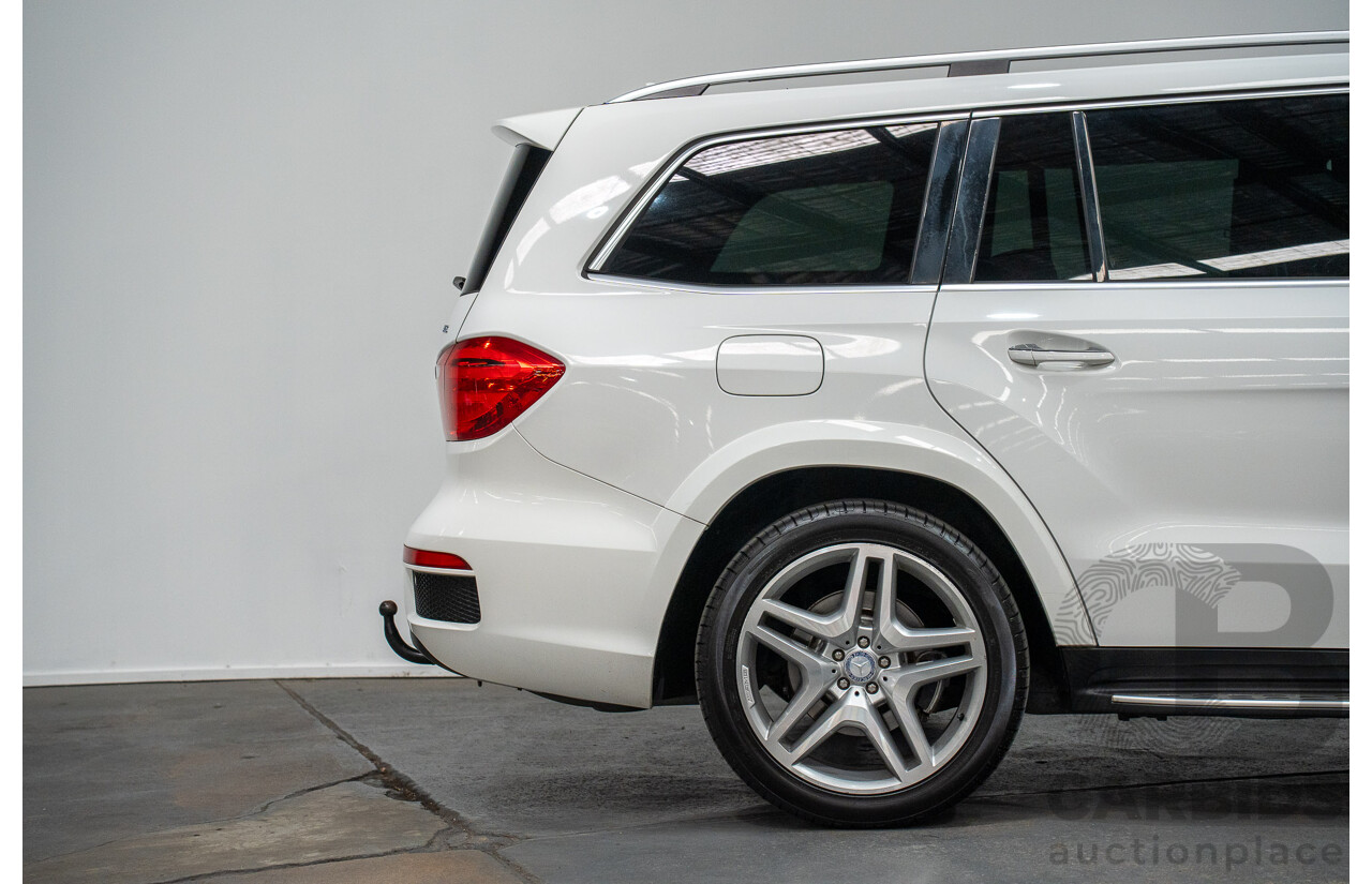 12/2013 Mercedes-Benz GL350 AMG Pack BLUETEC (AWD) X166 4D Wagon Polar White Turbo Diesel 3.0L - 7 Seats