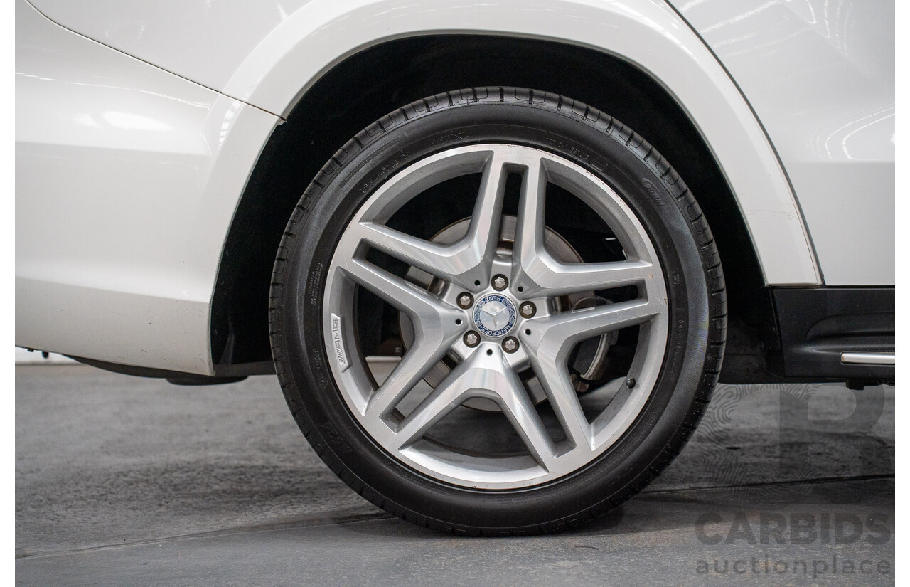 12/2013 Mercedes-Benz GL350 AMG Pack BLUETEC (AWD) X166 4D Wagon Polar White Turbo Diesel 3.0L - 7 Seats