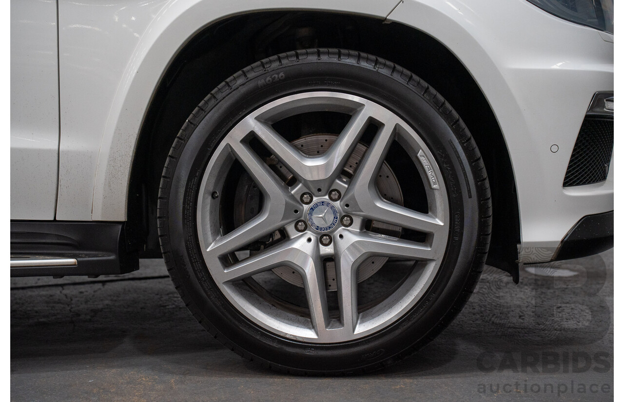 12/2013 Mercedes-Benz GL350 AMG Pack BLUETEC (AWD) X166 4D Wagon Polar White Turbo Diesel 3.0L - 7 Seats