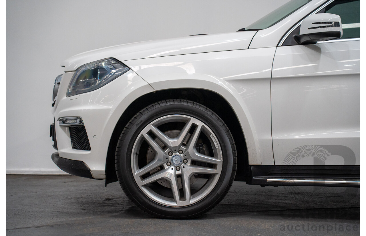 12/2013 Mercedes-Benz GL350 AMG Pack BLUETEC (AWD) X166 4D Wagon Polar White Turbo Diesel 3.0L - 7 Seats