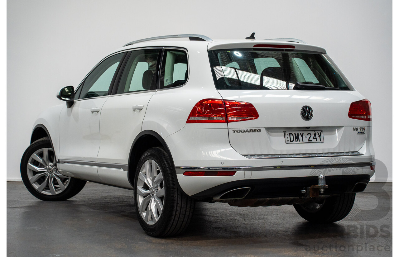 05/2017 Volkswagen Touareg V6 (AWD) 7P MY17 4D Wagon Pure White Turbo Diesel 3.0L