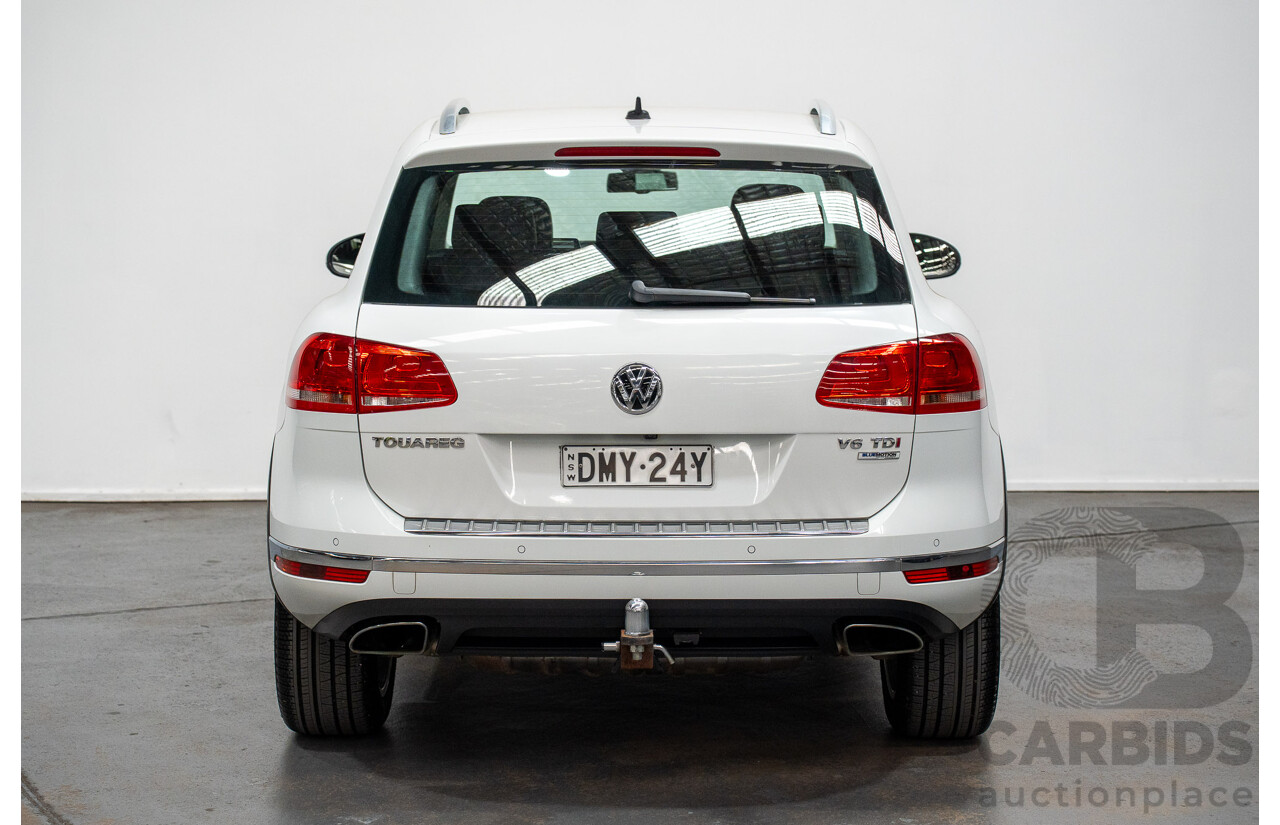 05/2017 Volkswagen Touareg V6 (AWD) 7P MY17 4D Wagon Pure White Turbo Diesel 3.0L