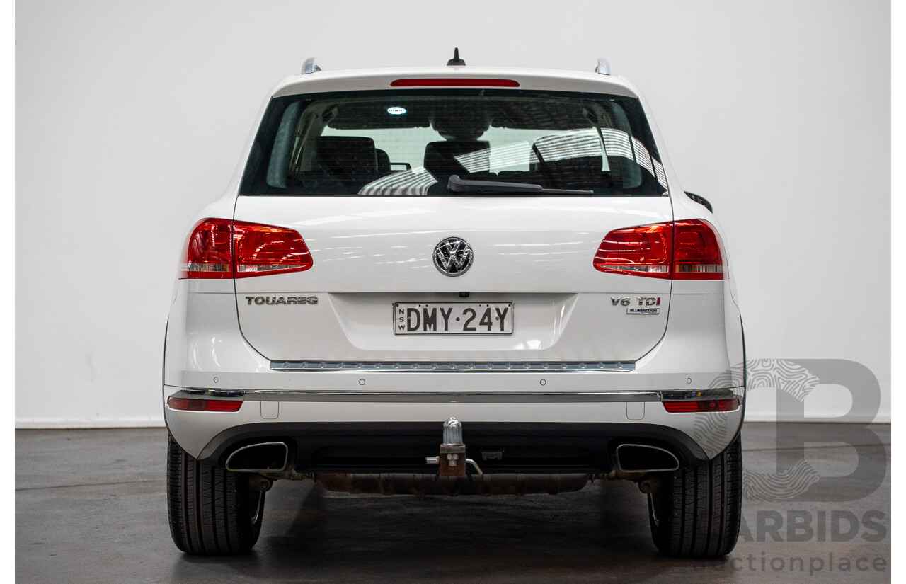 05/2017 Volkswagen Touareg V6 (AWD) 7P MY17 4D Wagon Pure White Turbo Diesel 3.0L