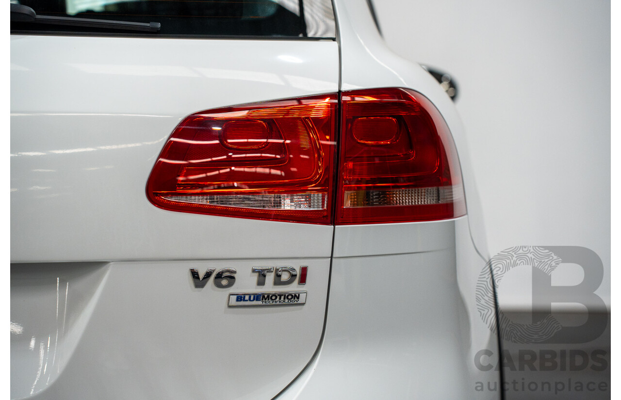 05/2017 Volkswagen Touareg V6 (AWD) 7P MY17 4D Wagon Pure White Turbo Diesel 3.0L