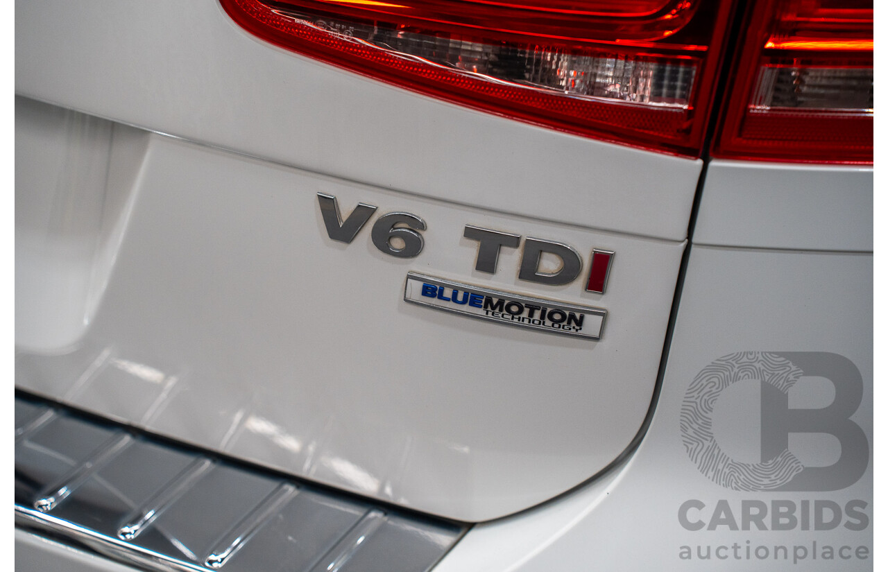 05/2017 Volkswagen Touareg V6 (AWD) 7P MY17 4D Wagon Pure White Turbo Diesel 3.0L