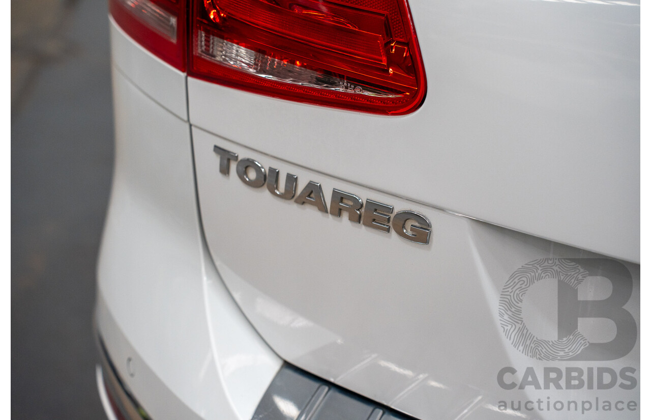 05/2017 Volkswagen Touareg V6 (AWD) 7P MY17 4D Wagon Pure White Turbo Diesel 3.0L