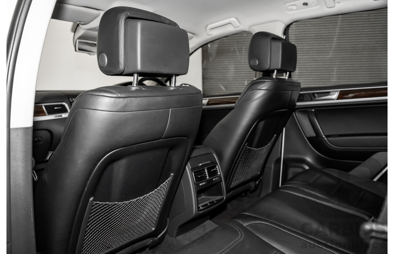 05/2017 Volkswagen Touareg V6 (AWD) 7P MY17 4D Wagon Pure White Turbo Diesel 3.0L