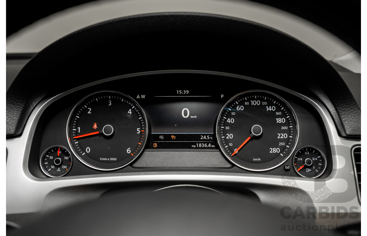 05/2017 Volkswagen Touareg V6 (AWD) 7P MY17 4D Wagon Pure White Turbo Diesel 3.0L