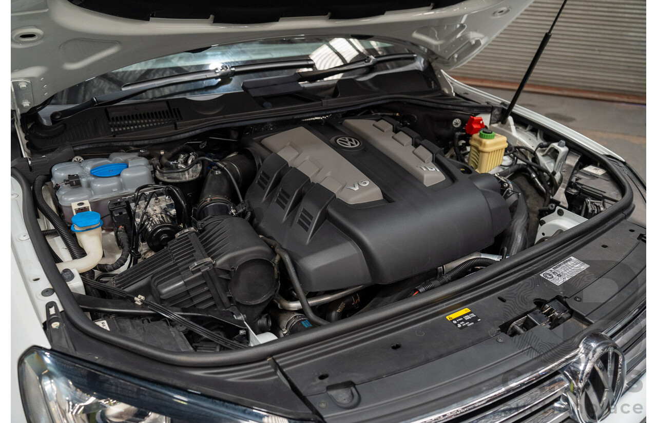 05/2017 Volkswagen Touareg V6 (AWD) 7P MY17 4D Wagon Pure White Turbo Diesel 3.0L