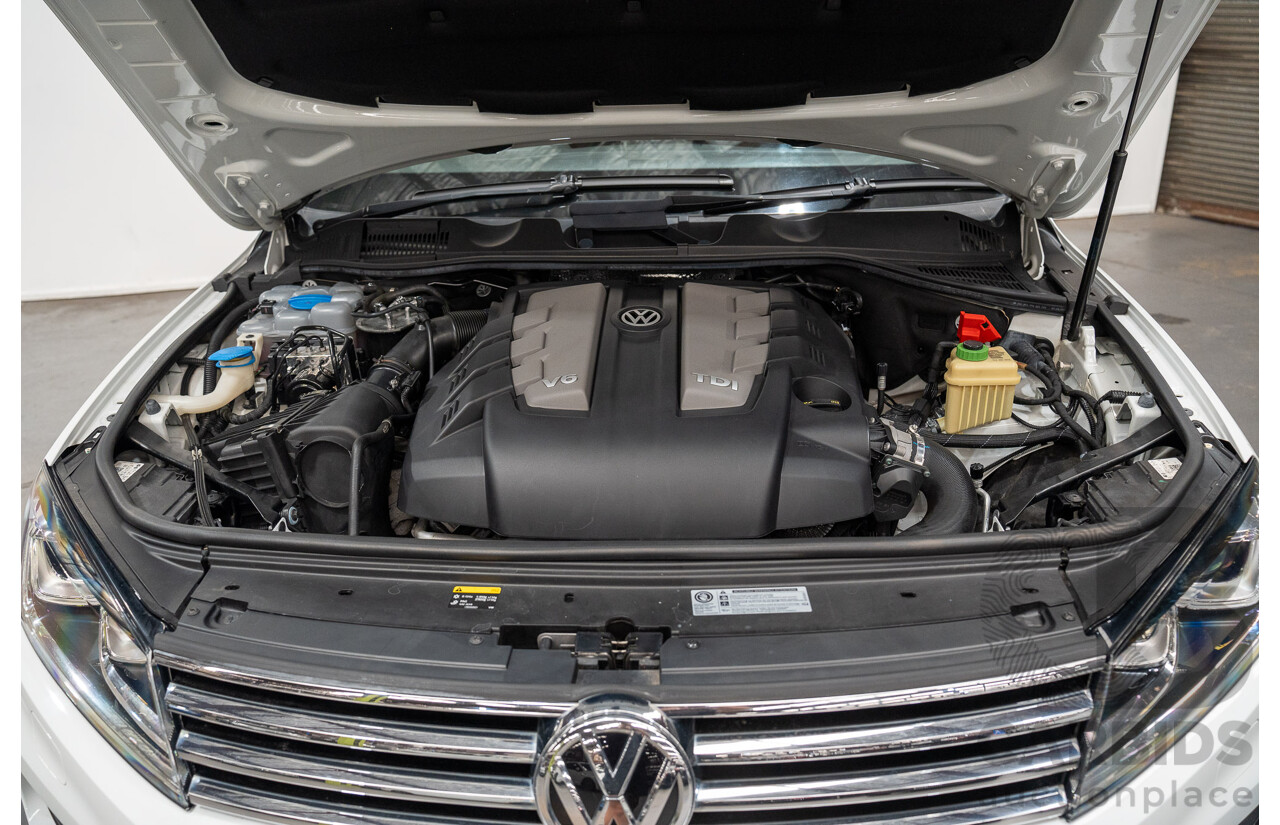 05/2017 Volkswagen Touareg V6 (AWD) 7P MY17 4D Wagon Pure White Turbo Diesel 3.0L