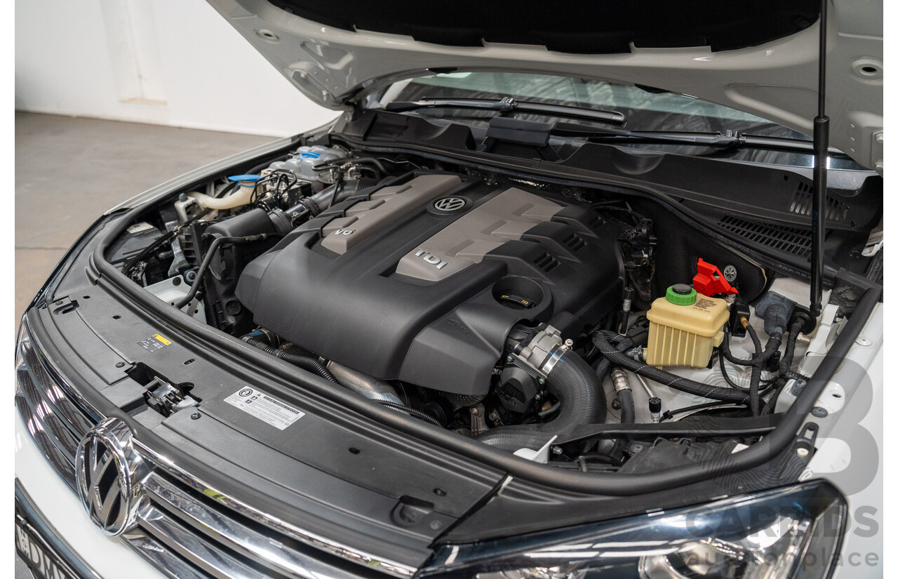 05/2017 Volkswagen Touareg V6 (AWD) 7P MY17 4D Wagon Pure White Turbo Diesel 3.0L