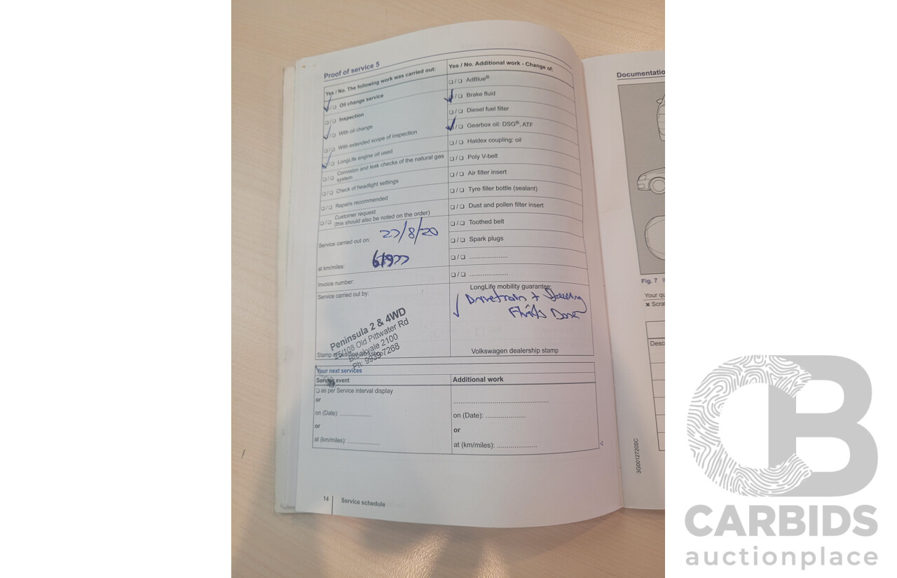 05/2017 Volkswagen Touareg V6 (AWD) 7P MY17 4D Wagon Pure White Turbo Diesel 3.0L