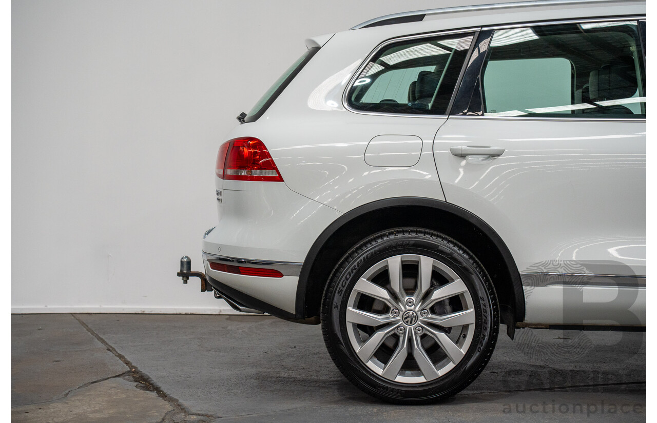 05/2017 Volkswagen Touareg V6 (AWD) 7P MY17 4D Wagon Pure White Turbo Diesel 3.0L