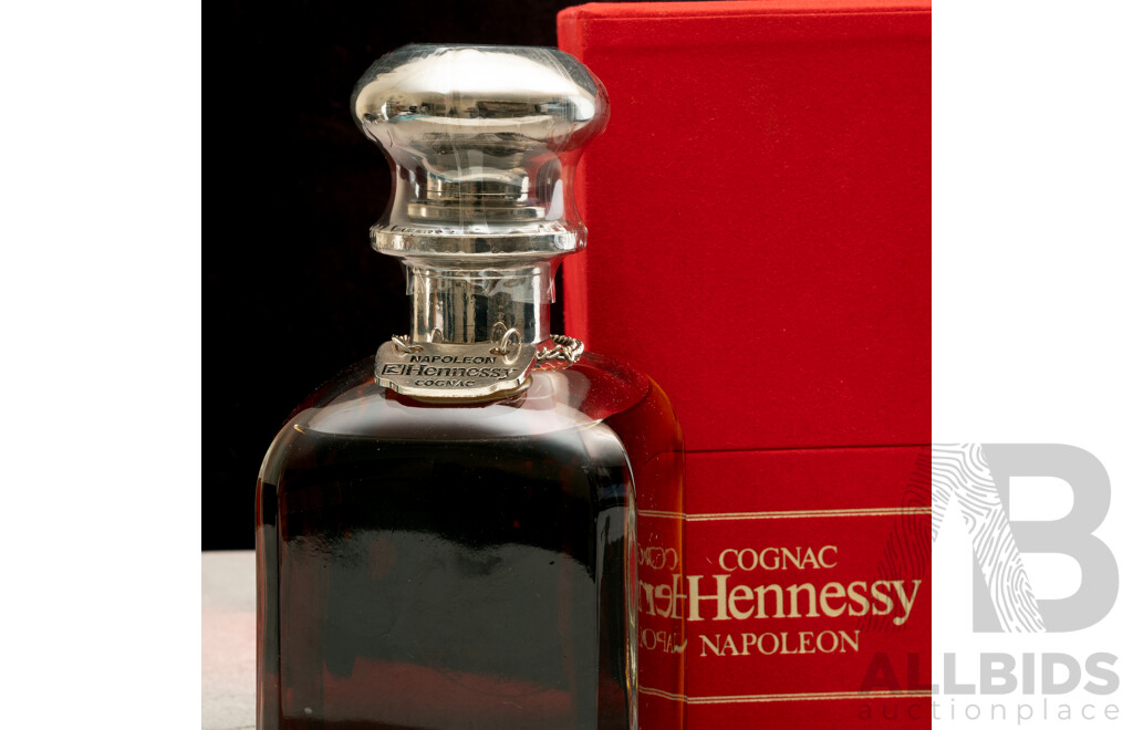 Napoleon Hennessy Cognac in Glass Decanter and Presentation Box
