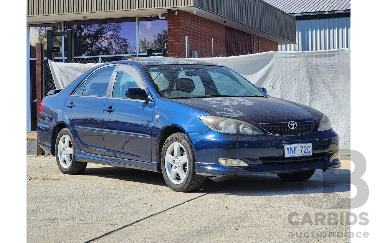 2/2003 Toyota Camry Sportivo MCV36R 4d Sedan Blue 3.0L