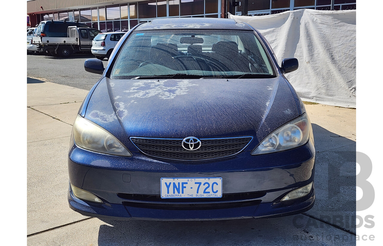 2/2003 Toyota Camry Sportivo MCV36R 4d Sedan Blue 3.0L