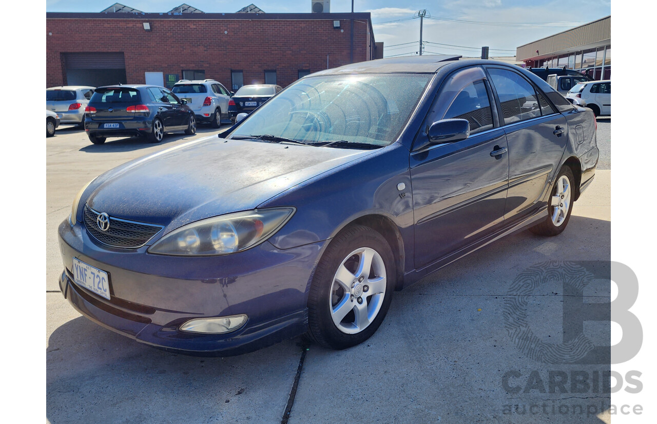 2/2003 Toyota Camry Sportivo MCV36R 4d Sedan Blue 3.0L