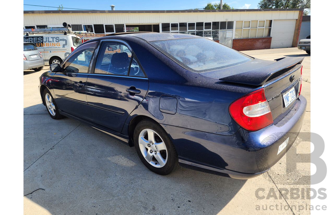 2/2003 Toyota Camry Sportivo MCV36R 4d Sedan Blue 3.0L