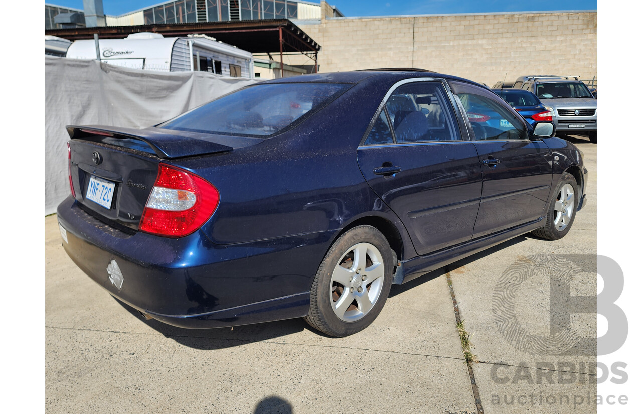 2/2003 Toyota Camry Sportivo MCV36R 4d Sedan Blue 3.0L
