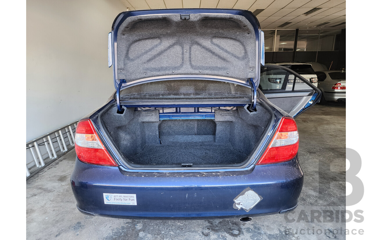 2/2003 Toyota Camry Sportivo MCV36R 4d Sedan Blue 3.0L