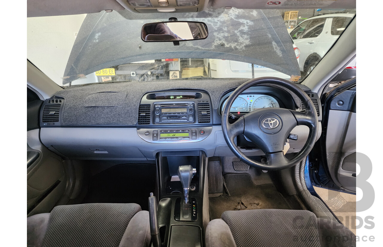 2/2003 Toyota Camry Sportivo MCV36R 4d Sedan Blue 3.0L