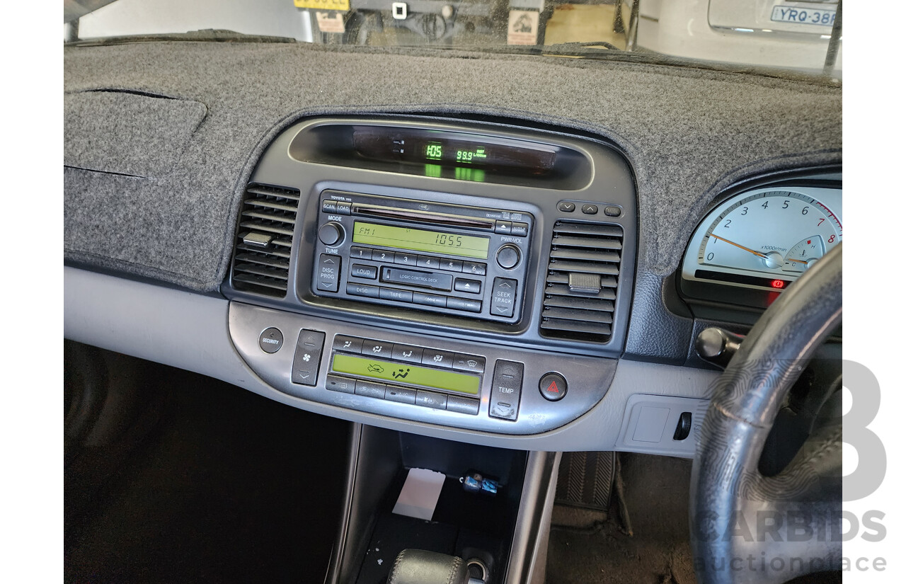 2/2003 Toyota Camry Sportivo MCV36R 4d Sedan Blue 3.0L