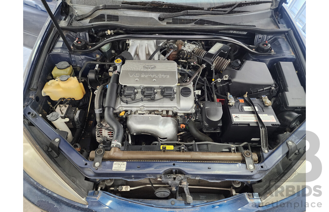 2/2003 Toyota Camry Sportivo MCV36R 4d Sedan Blue 3.0L