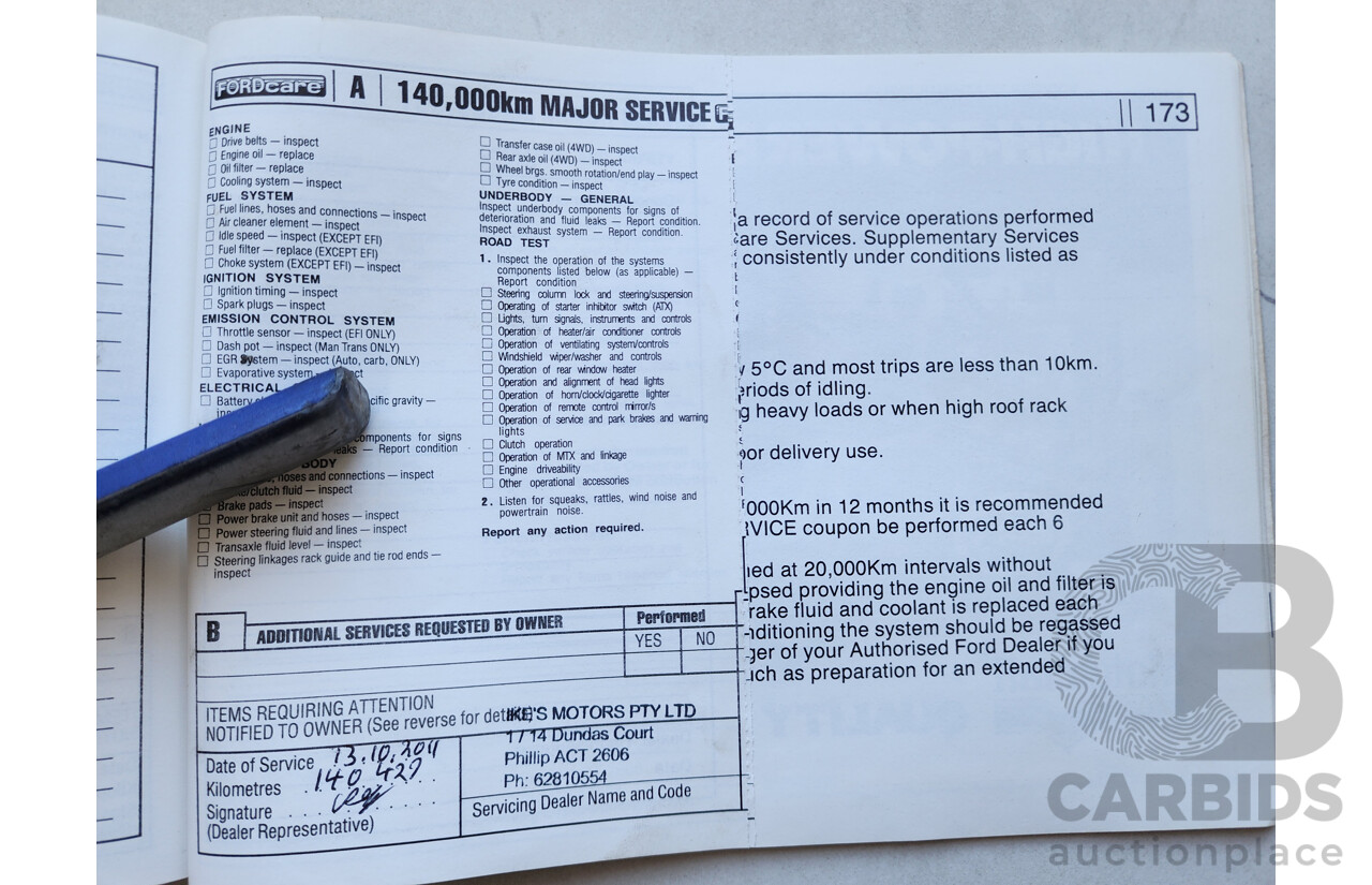 2/1991 Ford Laser GL KF 4d Sedan White 1.6L