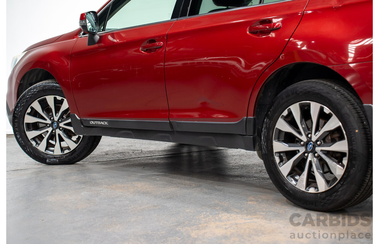 3/2015 Subaru Outback (AWD) 2.5i MY15 4d Wagon Venetian Red 2.5L