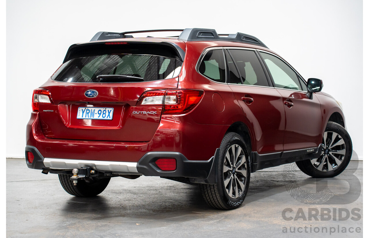 3/2015 Subaru Outback (AWD) 2.5i MY15 4d Wagon Venetian Red 2.5L