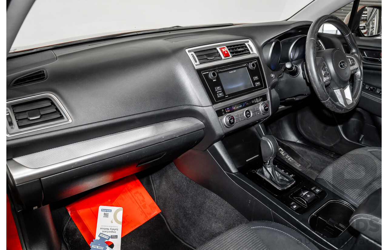 3/2015 Subaru Outback (AWD) 2.5i MY15 4d Wagon Venetian Red 2.5L