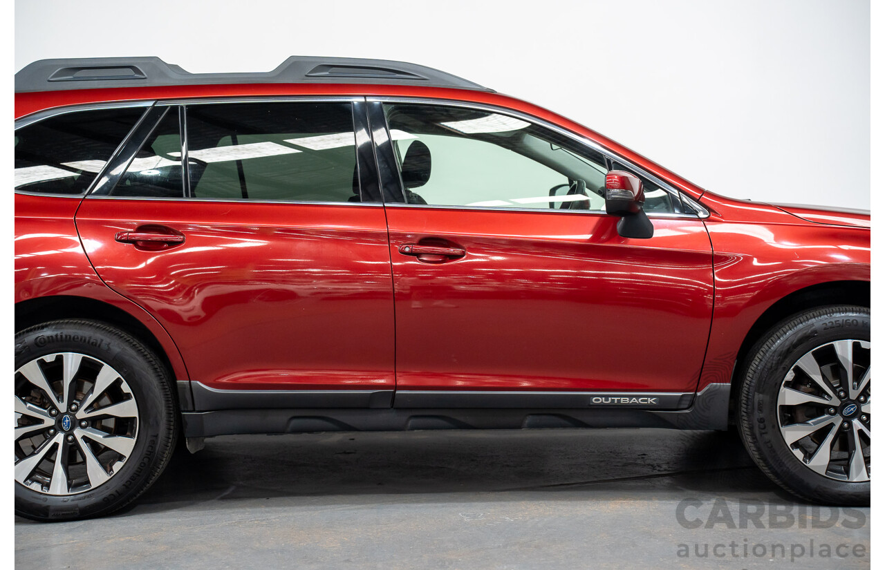 3/2015 Subaru Outback (AWD) 2.5i MY15 4d Wagon Venetian Red 2.5L