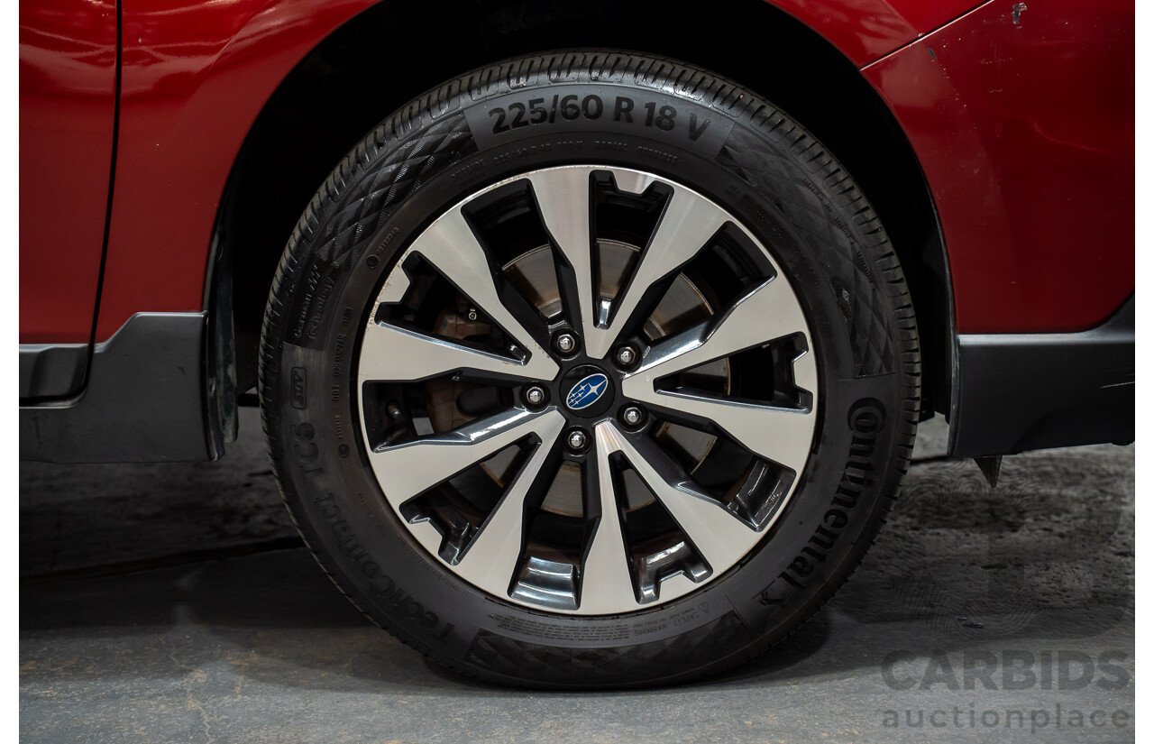 3/2015 Subaru Outback (AWD) 2.5i MY15 4d Wagon Venetian Red 2.5L