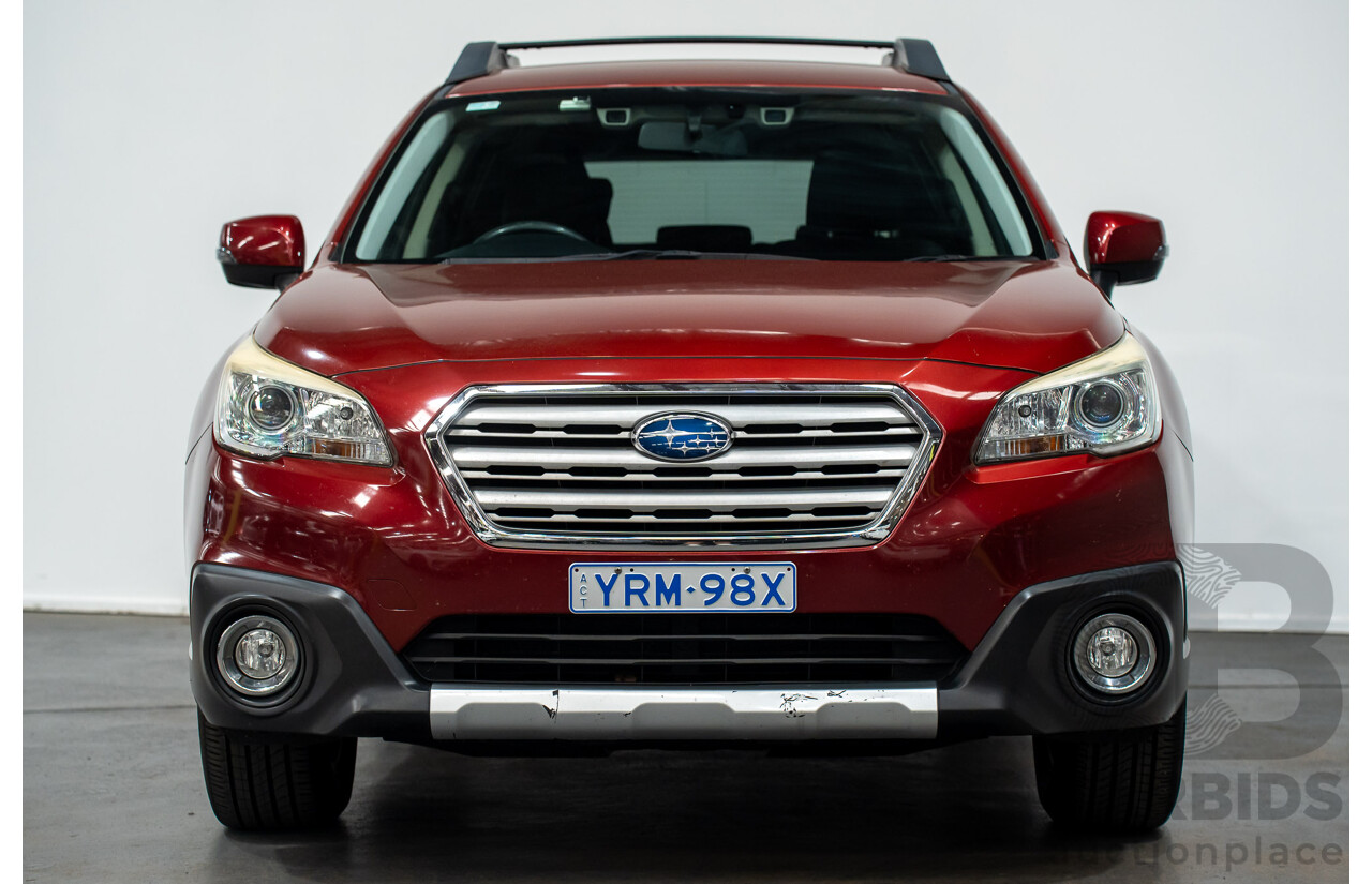 3/2015 Subaru Outback (AWD) 2.5i MY15 4d Wagon Venetian Red 2.5L